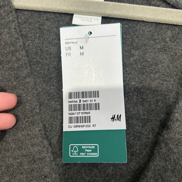 H&M Charcoal Gray Cardigan - Picture 4 of 5